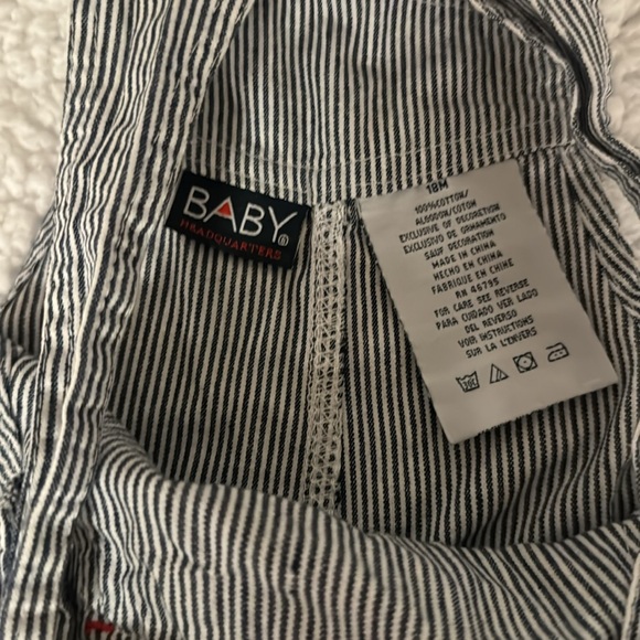 Baseball toddler overalls - Picture 3 of 5